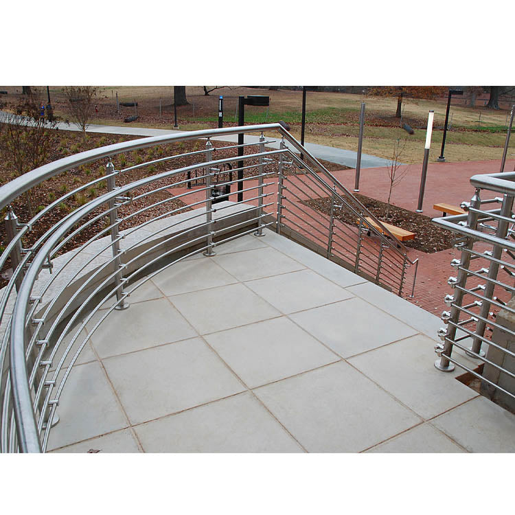 Best-Selling China Exterior Balcony Stainless Steel Cable Wire Railing with  Wood Top Handrail