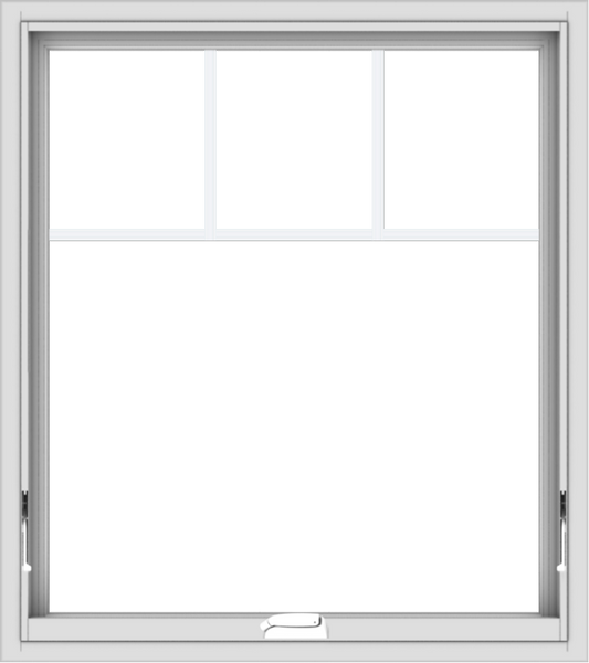 WDMA 32x36 (31.5 x 35.5 inch) White Vinyl uPVC Crank out Awning Window ...