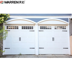 WDMA 12x12 Glass Garage Door 16' x 8' Garage Door Awning Over Garage Door