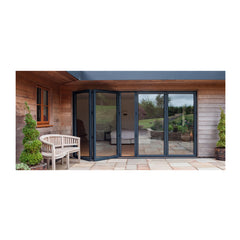 Australian USA standard Factory produce double glazed nice quality Australian Standard AS2047 AS1288 AS2088e Bi-fold door on China WDMA