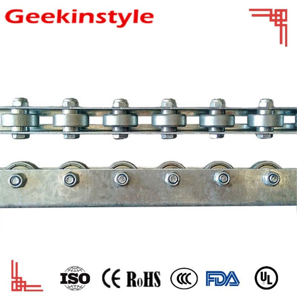 G Steel plate fluent strip 25mm bearing wheel fluent strips drawer wheel pulley slide metal iron flow strip ball bearing slide on China WDMA