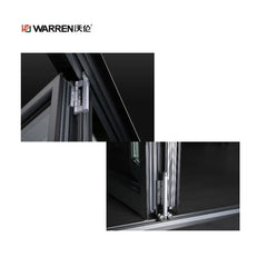 23x78 Bifold Aluminium Triple Glazing Black Rustic Wide Door Replacement