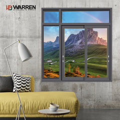 40x54 window energy efficient design aluminum frame glass windows with fully tempered glass