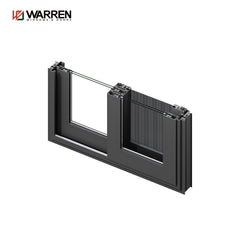 48x60 window Vertical sliding window Anti-theft grill design aluminum Windows
