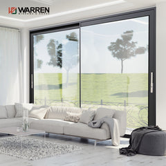 42*108 Aluminum double glass heavy casement door with thick glass waterproof Heat insulation
