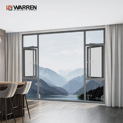 72x48 window Canadian Standard Energy casement aluminium window with screen design