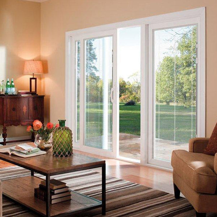 White PVC french style sliding door patio doors – China Windows and ...