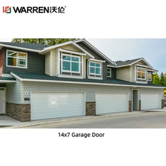 WDMA 20x9 Garage Door Triple Layer Steel Garage Doors Modern Glass Garage Doors For Sale