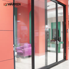 WDMA Exterior Sliding Glass Doors 96 x 80 96 Glass Door Hot Sale
