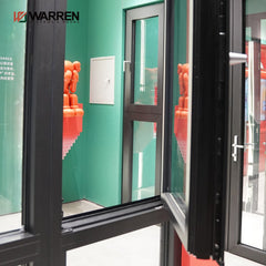 Window Manufacturer Fashion Narrow Frame Passive Window Heat Insulation Aluminum Frosted Glass Window for bathroom