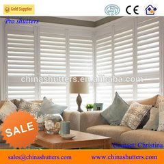 High quality upvc bifold louvre doors, plantation shutters on China WDMA