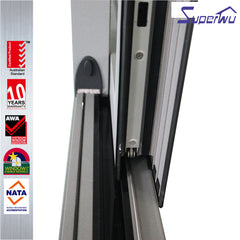 Highest quality System Thermally Broken Aluminum 4 Panel Sliding Door on China WDMA