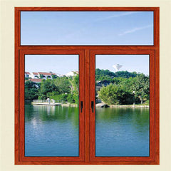 Latest modern style aluminum casement window sash flush design on China WDMA