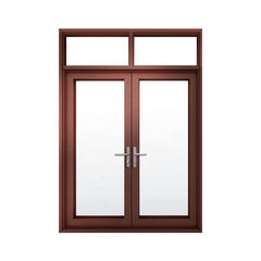 Noise reduction triple glazing thermal break aluminum door with NFRC certification glass on China WDMA