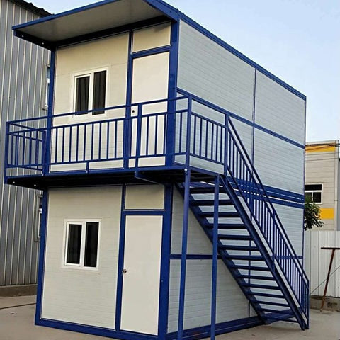 Prefabricated low cost two floor labors' living apartment on China WDMA