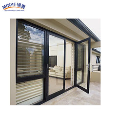 Thermal break aluminum door entry door with heat insulation/triple pane entry door on China WDMA