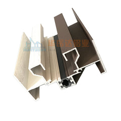 various colors of extruded aluminium section sliding window door frame and profile on China WDMA