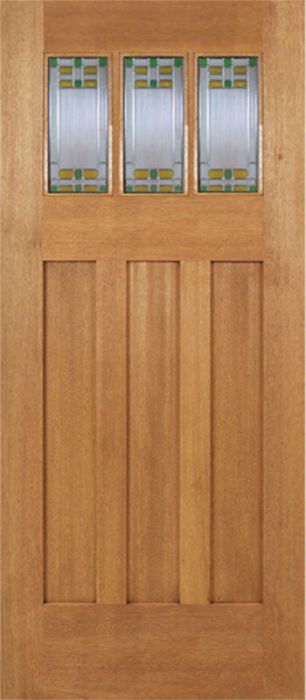 WDMA 36x84 Door (3ft by 7ft) Exterior Mahogany Barnsdale Single Door w ...