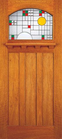 WDMA 36x84 Door (3ft by 7ft) Exterior Mahogany Craftsman Single Doors ...