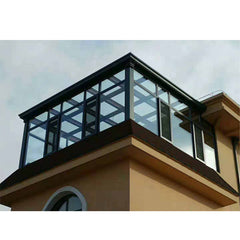 China WDMA flat roof sunroom glass sunroom Aluminum Sunroom 