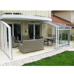 China WDMA Aluminum Frame Sunroom Glass Home Veranda Design For Home