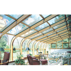 China WDMA China Factory Curved Glass Polycarbonate Sunrooms Home Use