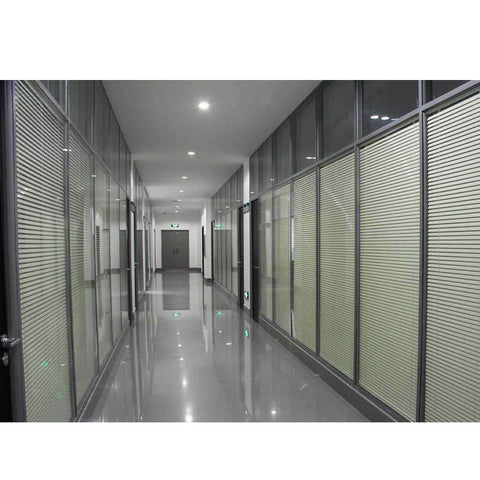 China WDMA cost of glass partition wall Aluminum office partition 