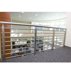 China WDMA interior glass railing system Balustrades Handrails 