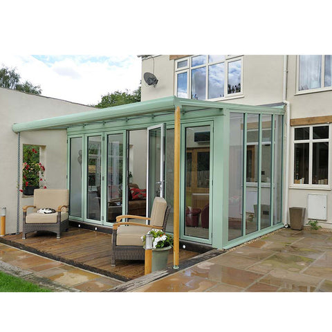 WDMA Sunshine Solarium Glass Room Sunroom With Blinds