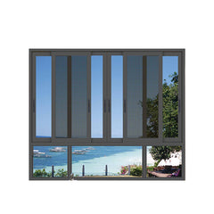 WDMA wood grain finish aluminum window